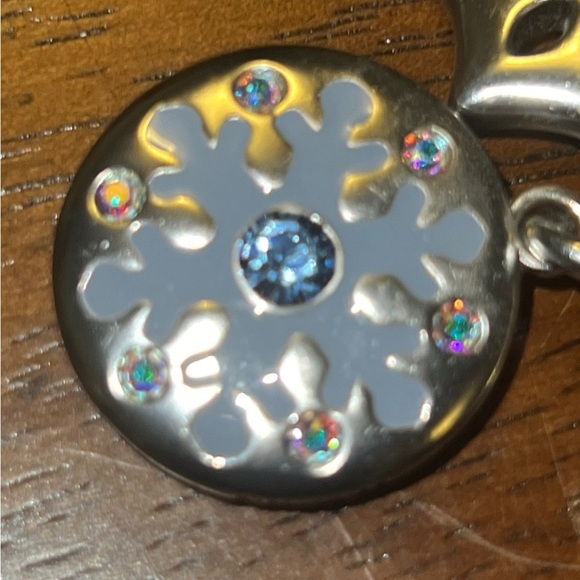 Coach Snow Cluster Metal Bag Charm (Silver) - Picture 5 of 7